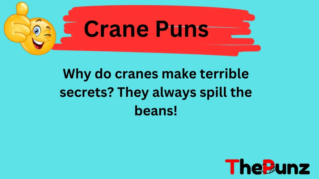 Silly Crane Jokes