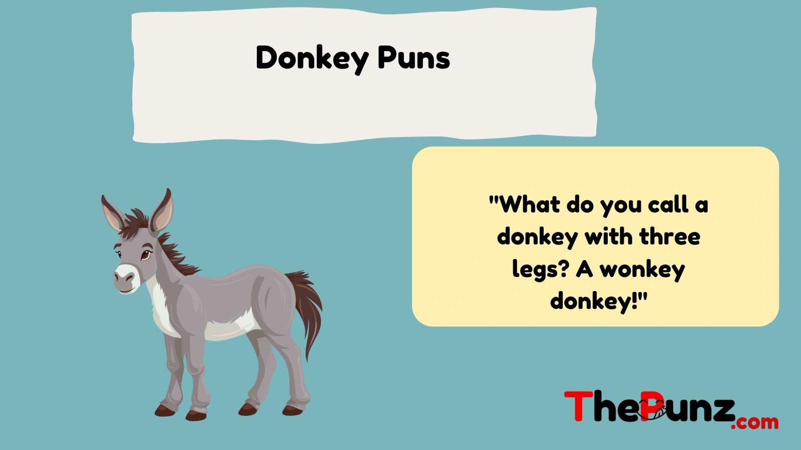 Donkey Puns