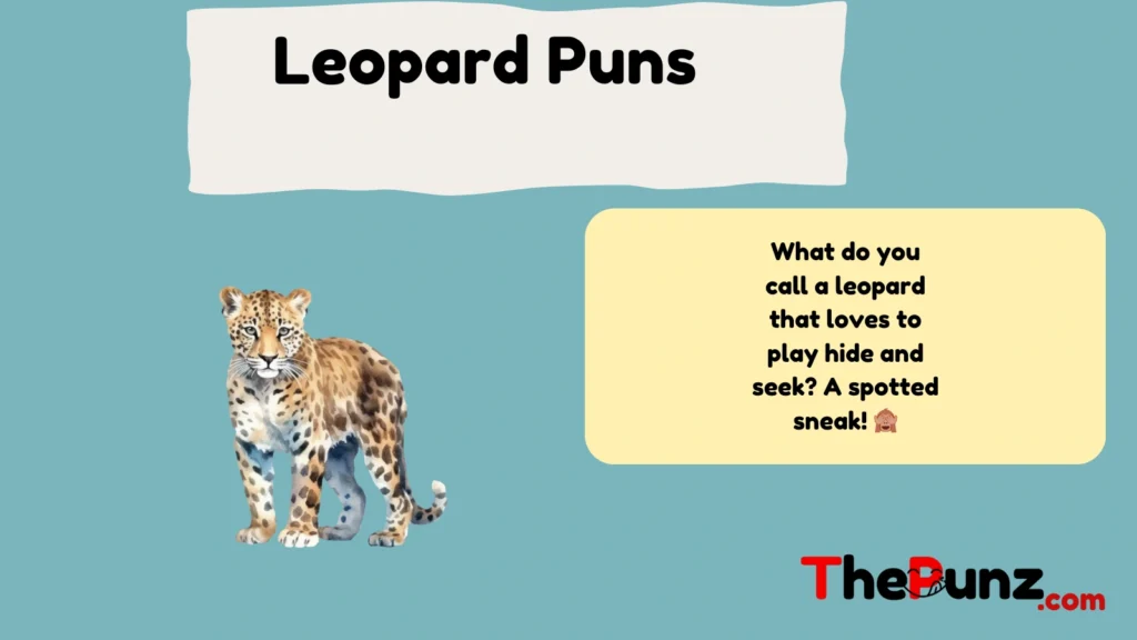 Leopard Puns  