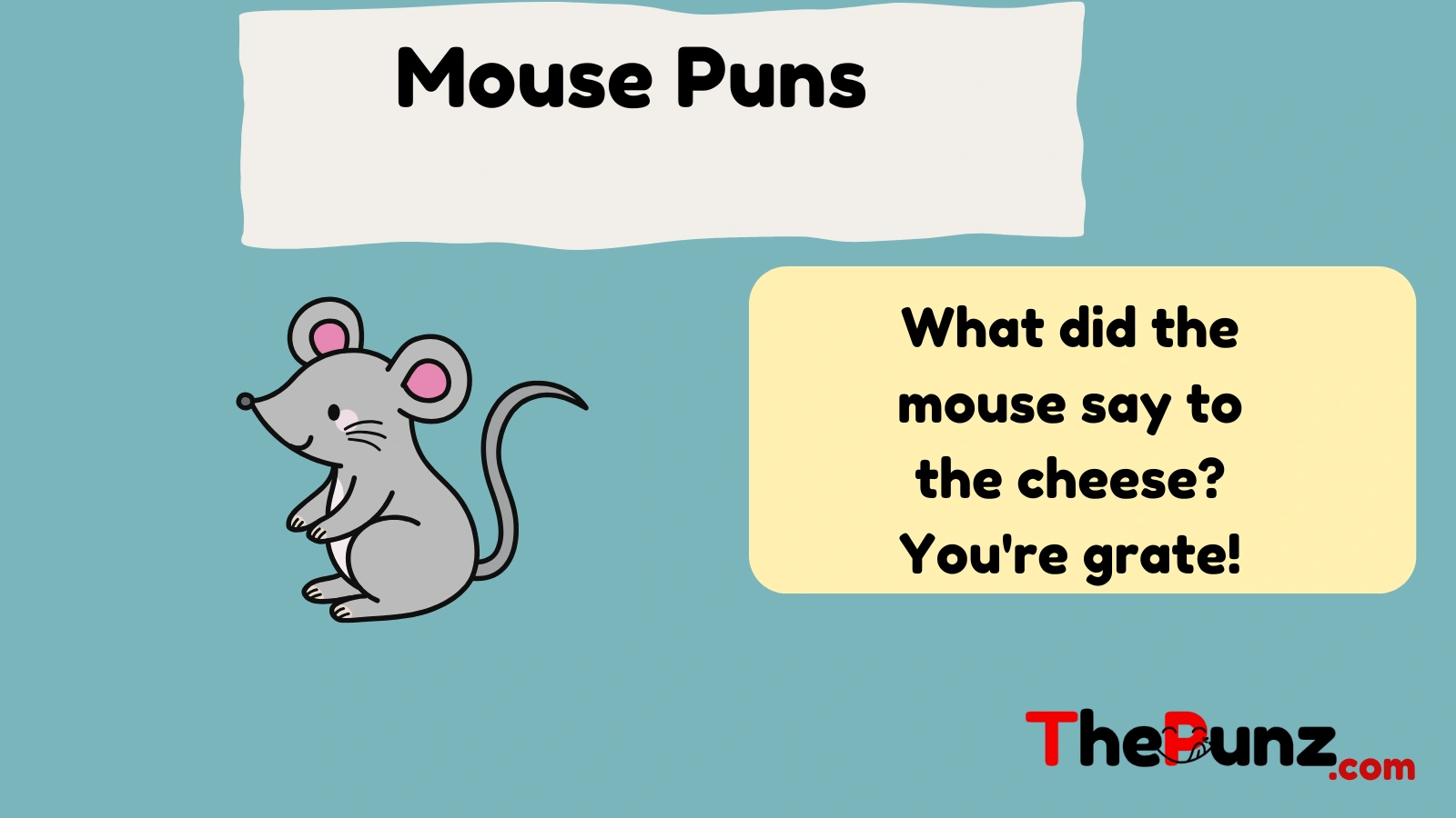  Mouse Puns  