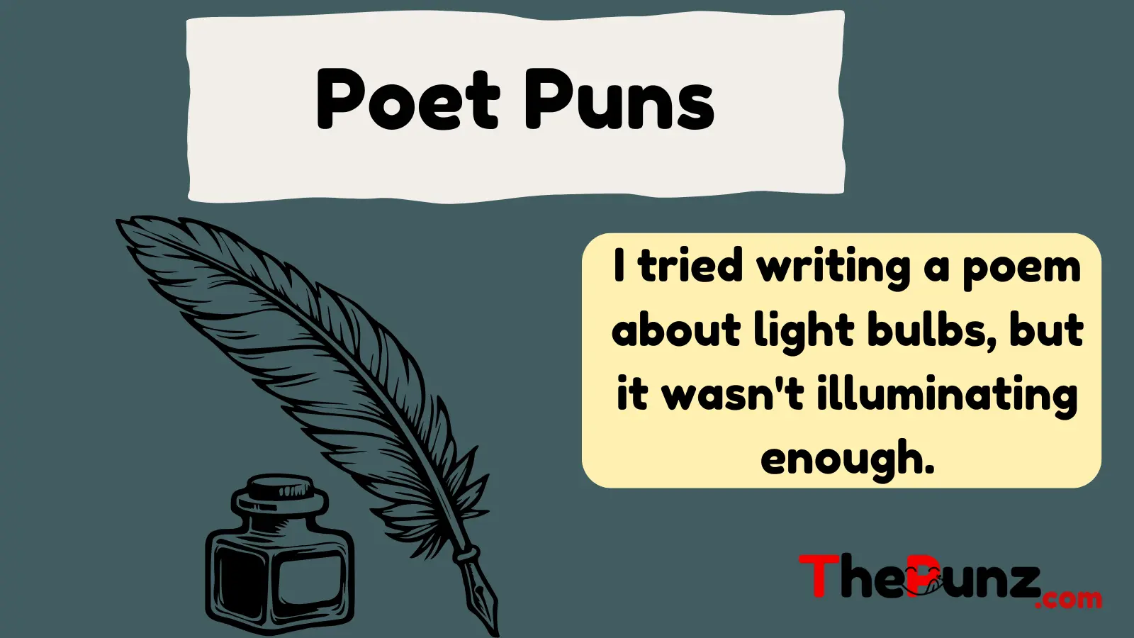 Poet Puns