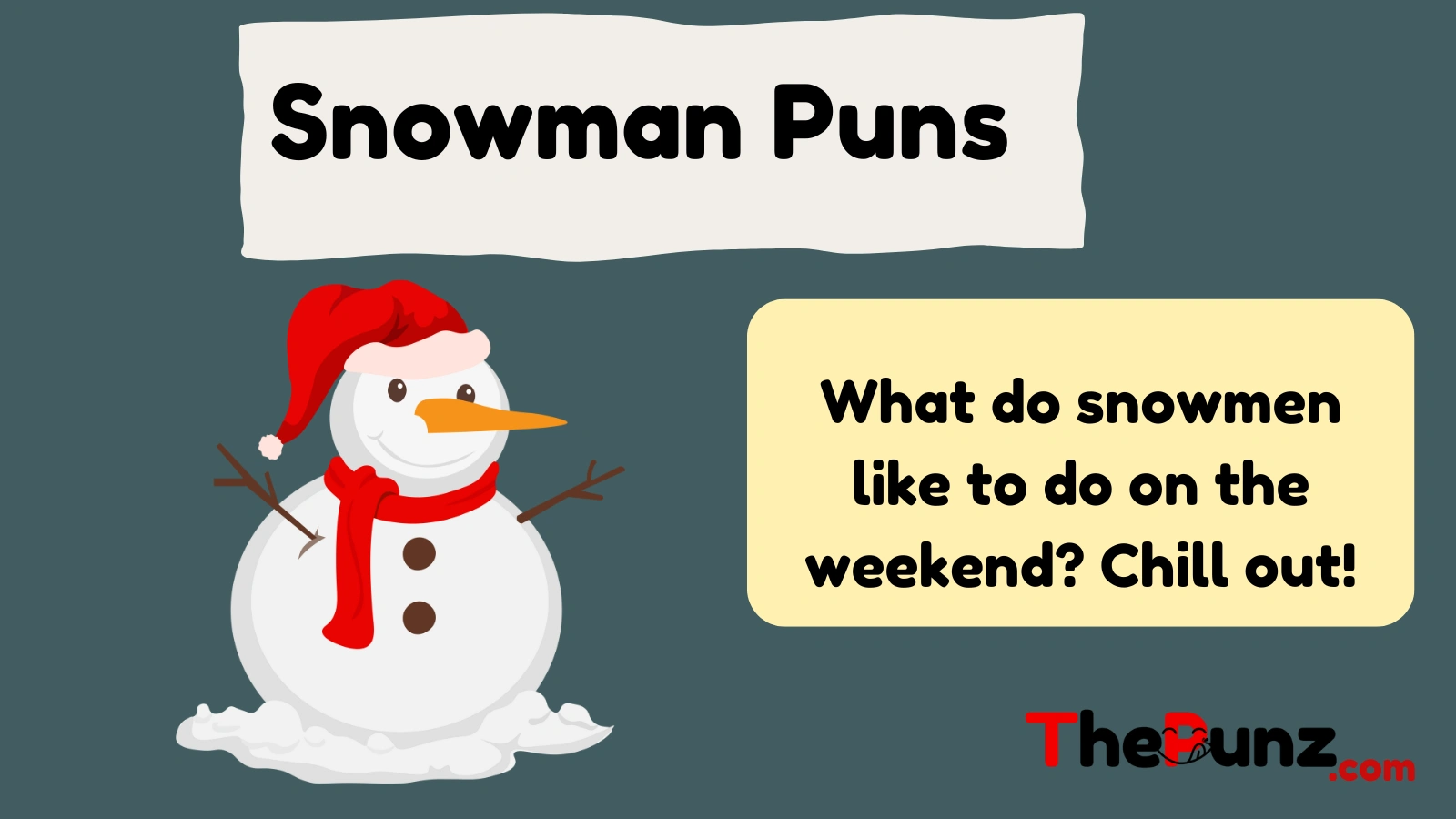 Snowman Puns