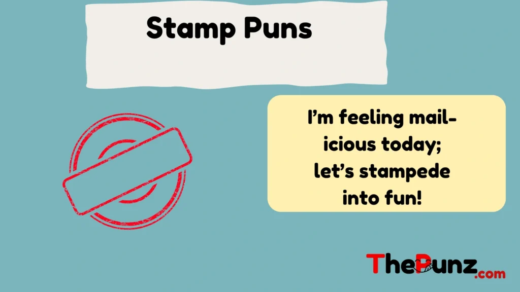 Stamp Puns