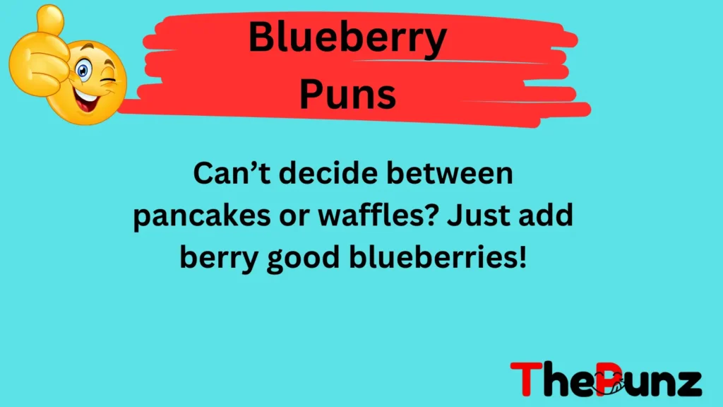 Blueberry Puns for Breakfast