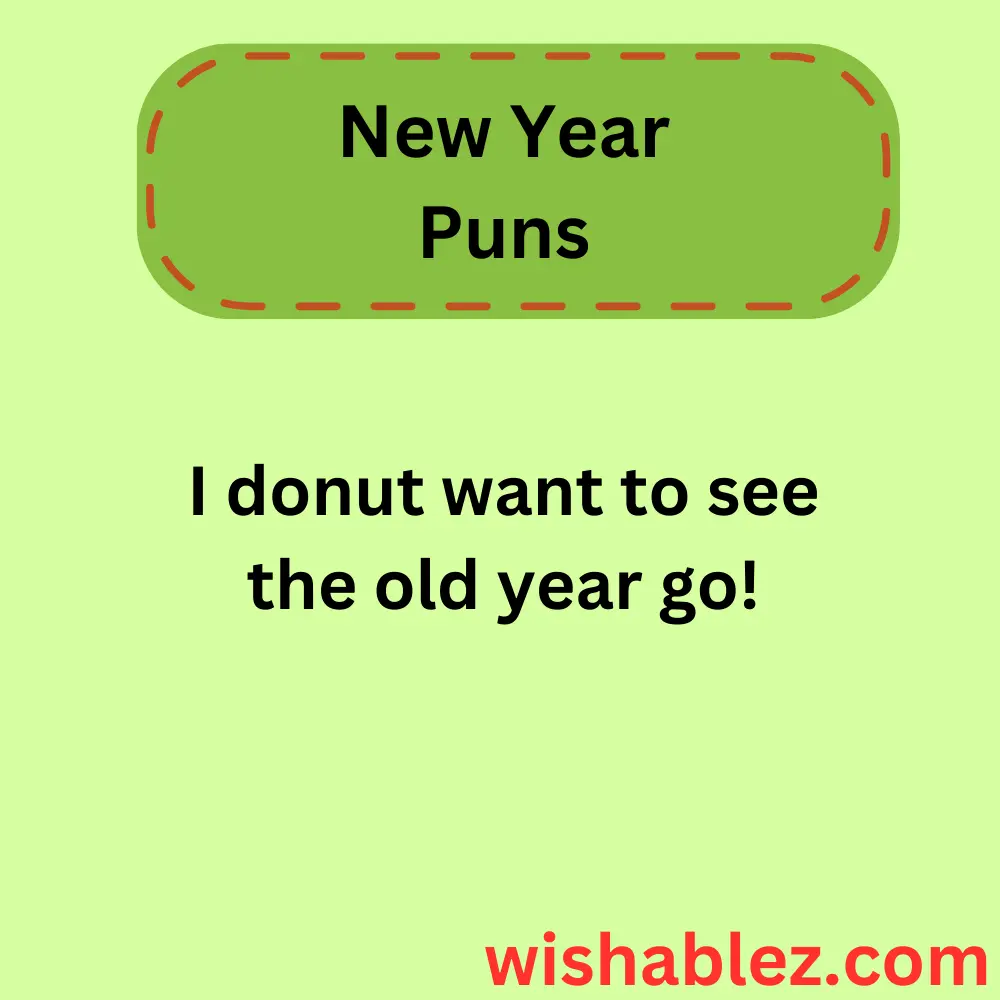 New Year Puns