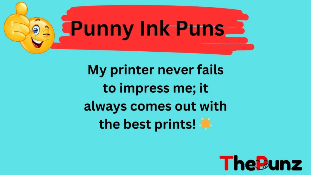 Punny Ink Puns