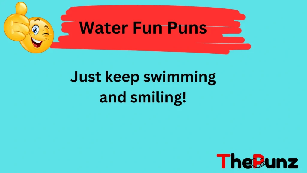 Water Fun Puns