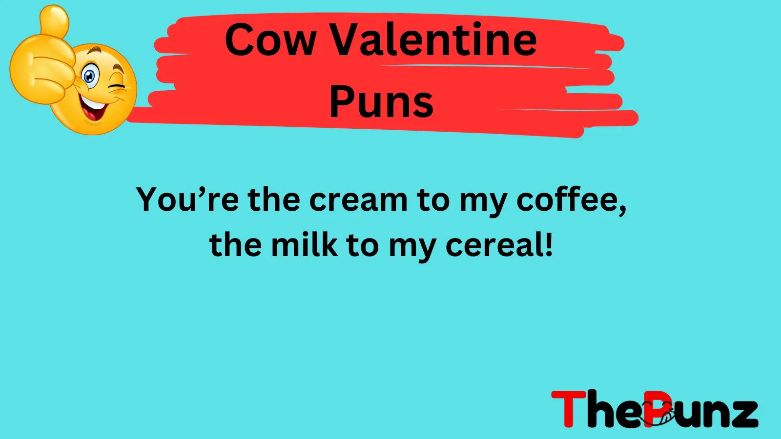 Cow Valentine Puns