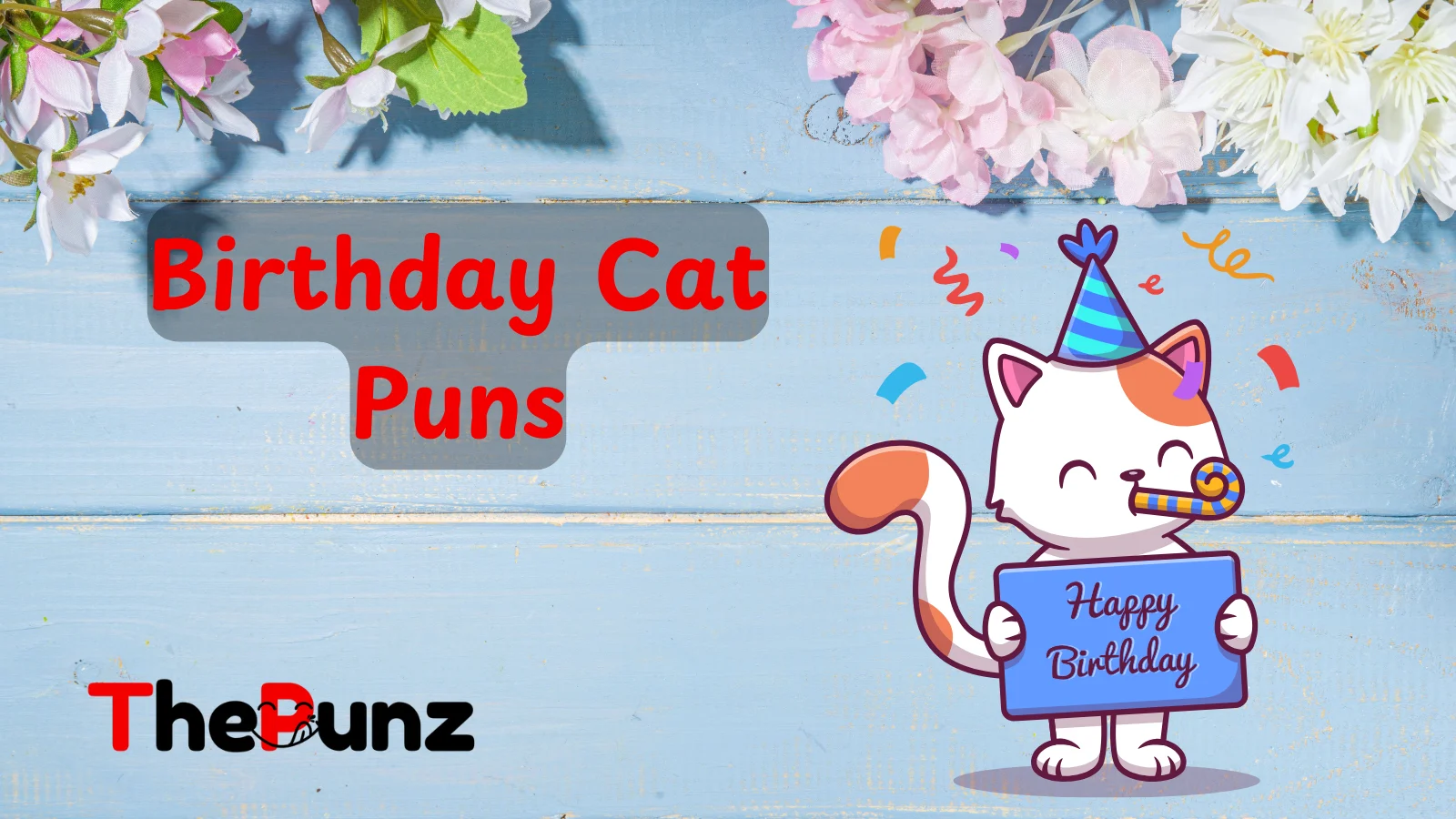 Birthday Cat Puns
