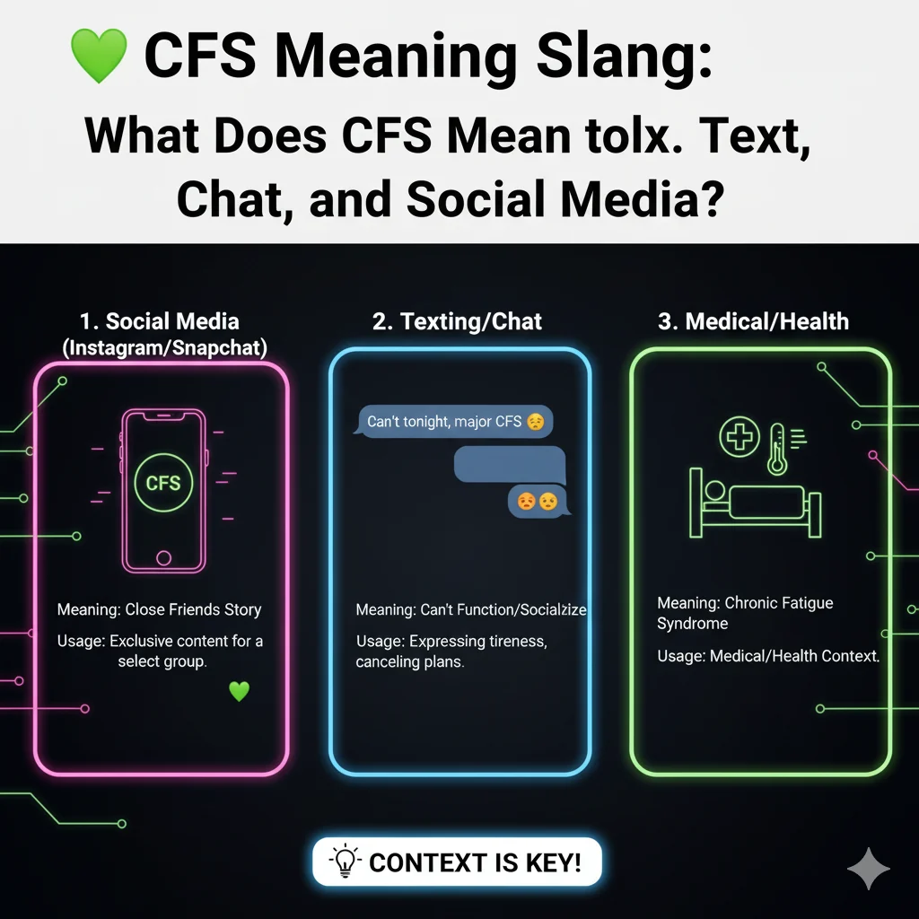💚 CFS Meaning Slang