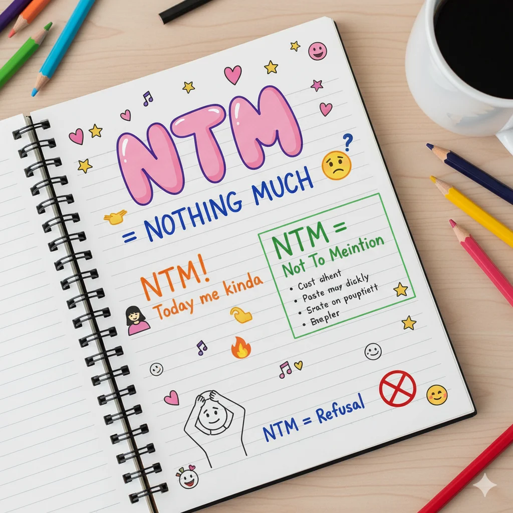 ✍️ Example Sentences Using NTM