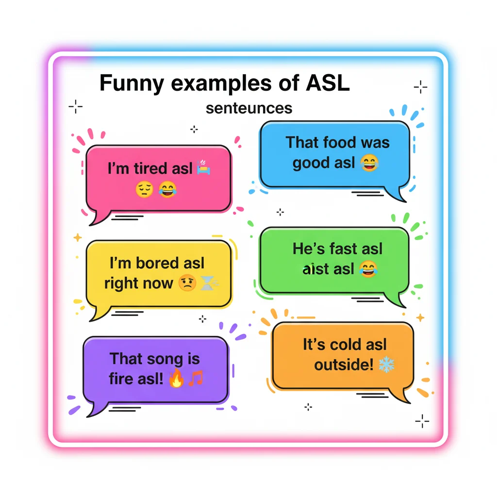 Examples of ASL in Real Conversations