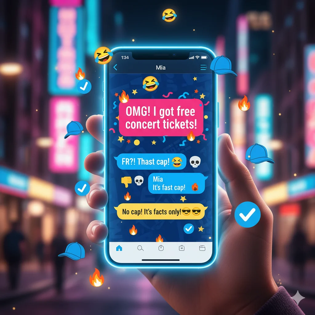 💬 Cap Meaning in Text and Chat