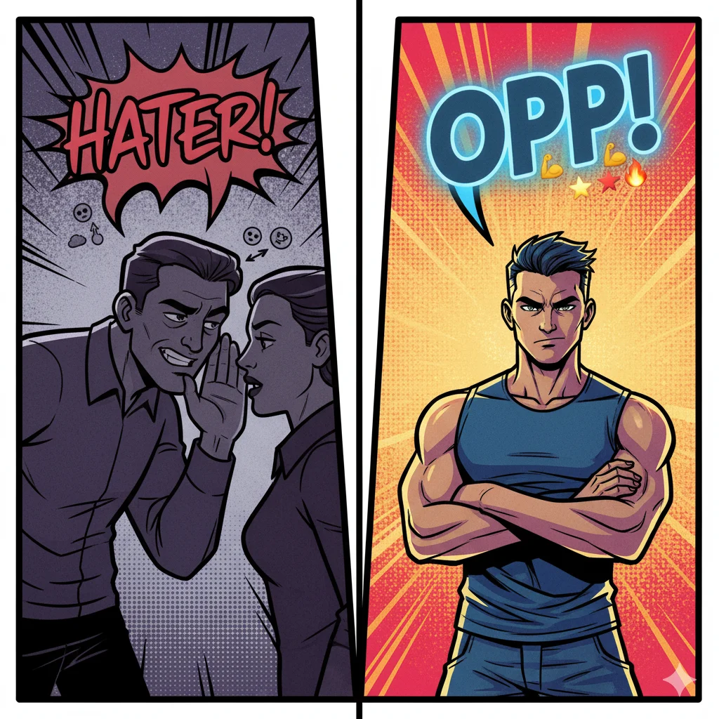 ⚖️ Opp vs Hater — What’s the Difference?
