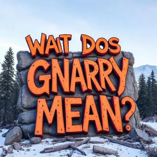 What Does Gnarly Mean