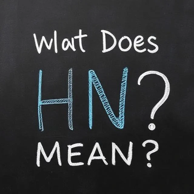 What Does HN Mean in Text