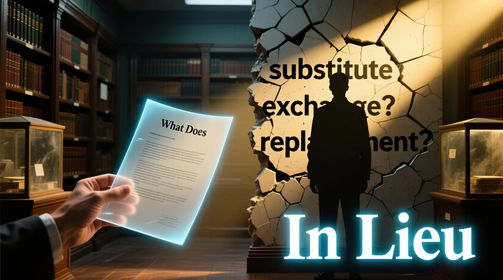 What Does In Lieu Mean? 💬