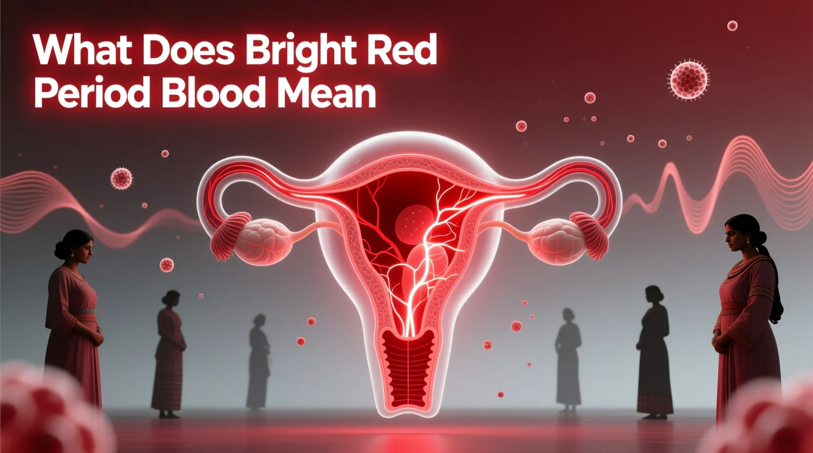 What Does Bright Red Period Blood Mean? ❤️🩸2026